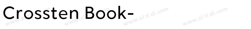 Crossten Book字体转换